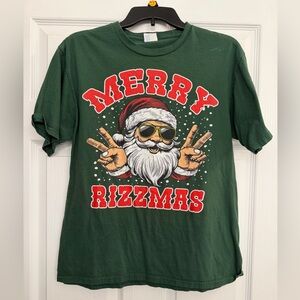 🎄Unisex Merry Rizzmas T-Shirt